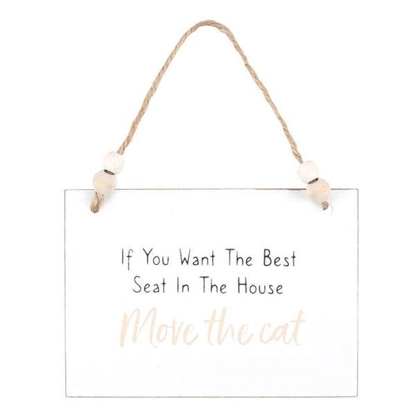Move The Cat Hanging Sign - Home Decor Emporium