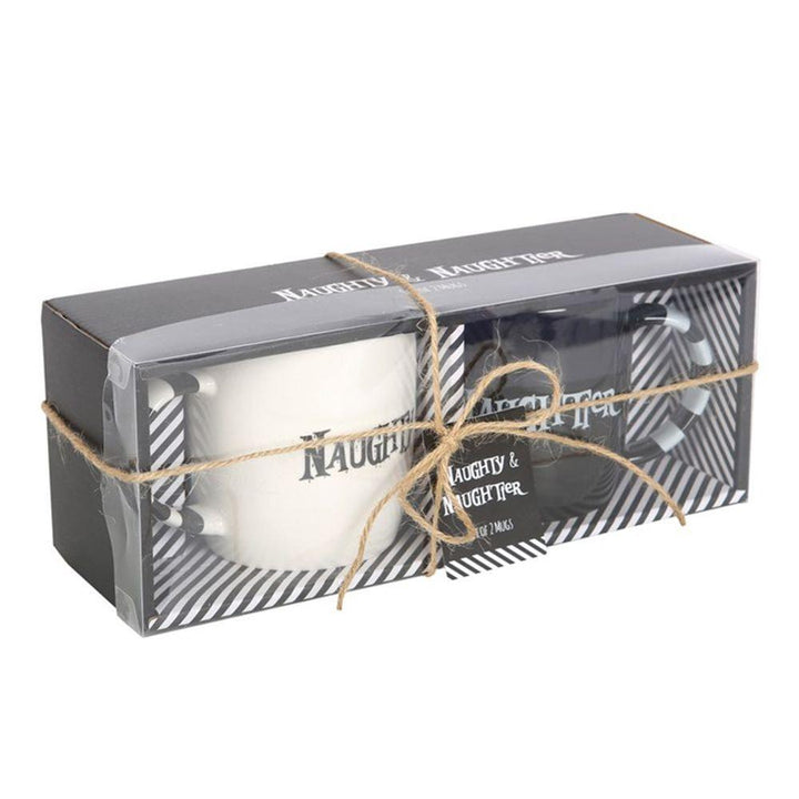Naughty & Naughtier Couples Mug Set - Home Decor Emporium