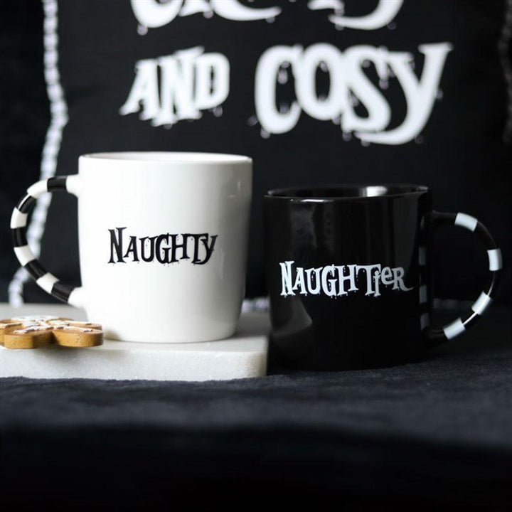 Naughty & Naughtier Couples Mug Set - Home Decor Emporium