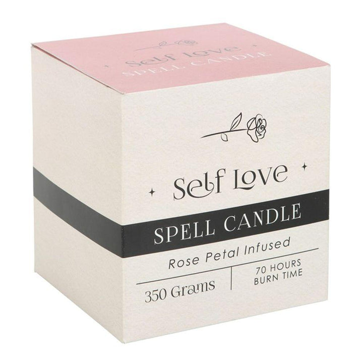 Rose Petal Infused Self Love Spell Candle - Home Decor Emporium