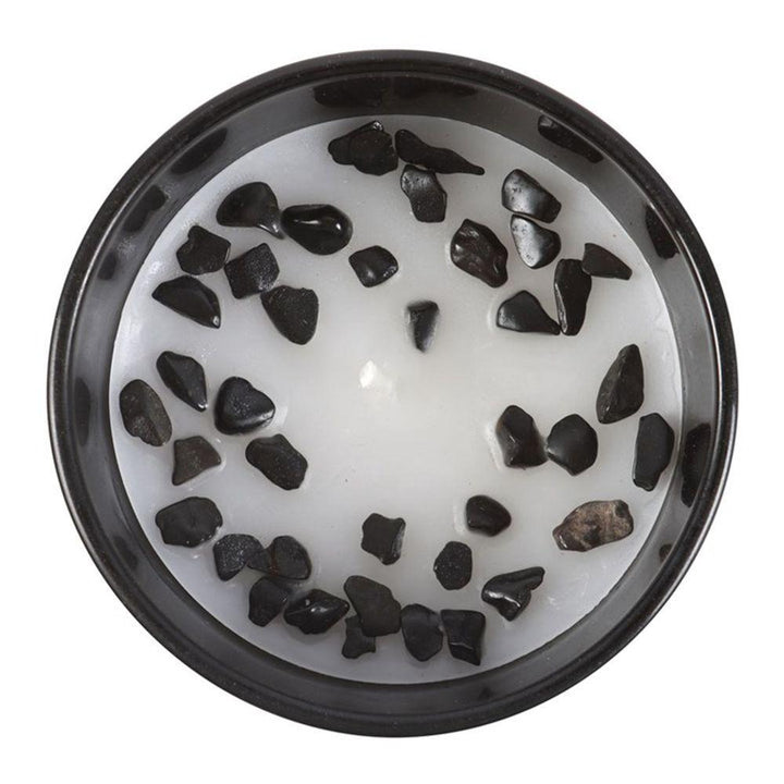 Scorpio Black Oudh Gemstone Zodiac Candle - Home Decor Emporium