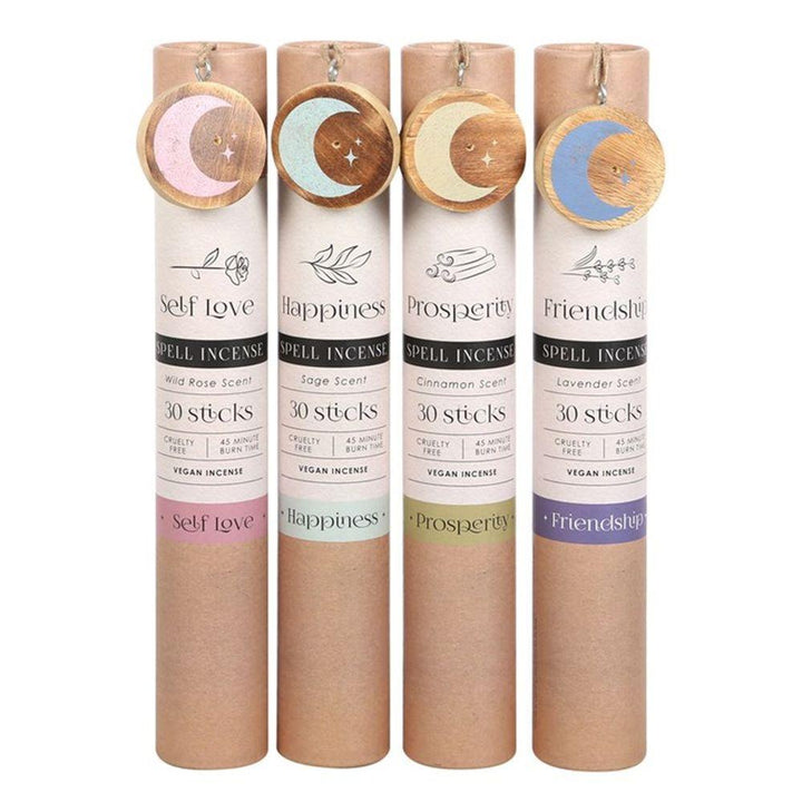 Set of 12 Herbal Magick Spell Incense Sticks with Display - Home Decor Emporium