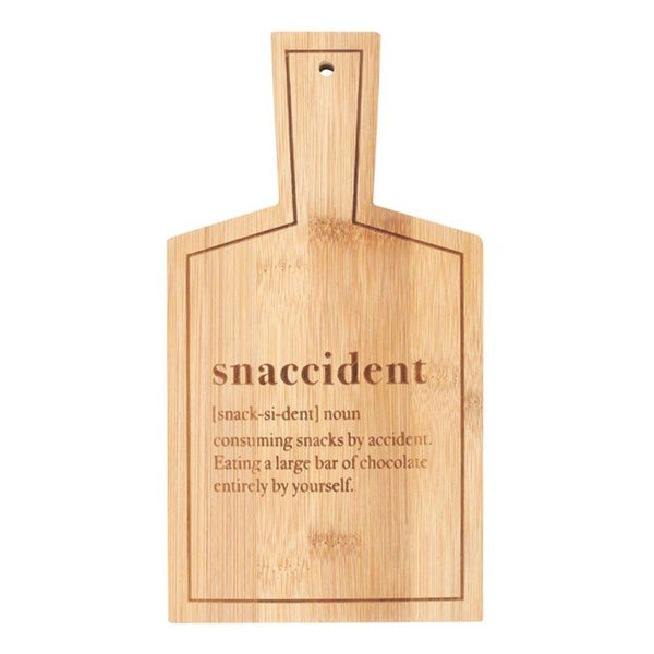 Snaccident Bamboo Serving Board - Home Decor Emporium