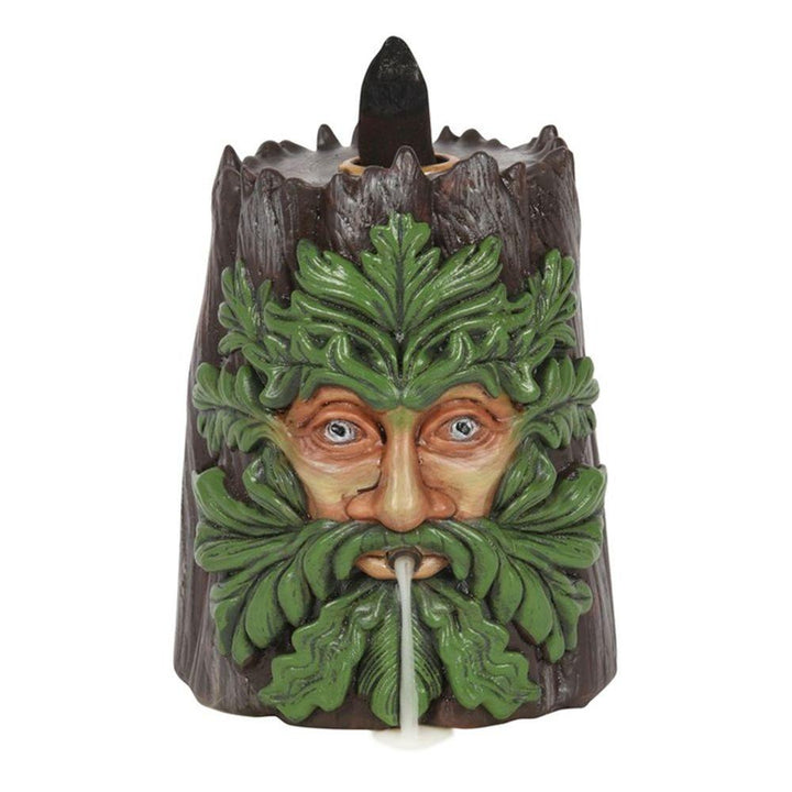 Spirit of the Trees Green Man Backflow Incense Burner - Home Decor Emporium