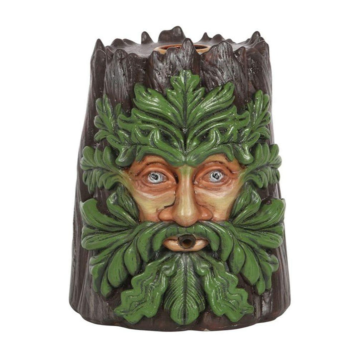 Spirit of the Trees Green Man Backflow Incense Burner - Home Decor Emporium