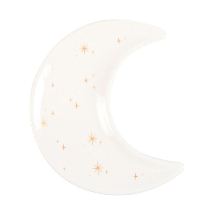Stress Healing Crystal Set with Moon Trinket Dish - Home Decor Emporium