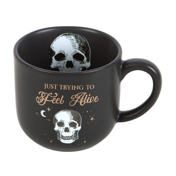 Trying To Feel Alive Mug - Home Decor Emporium