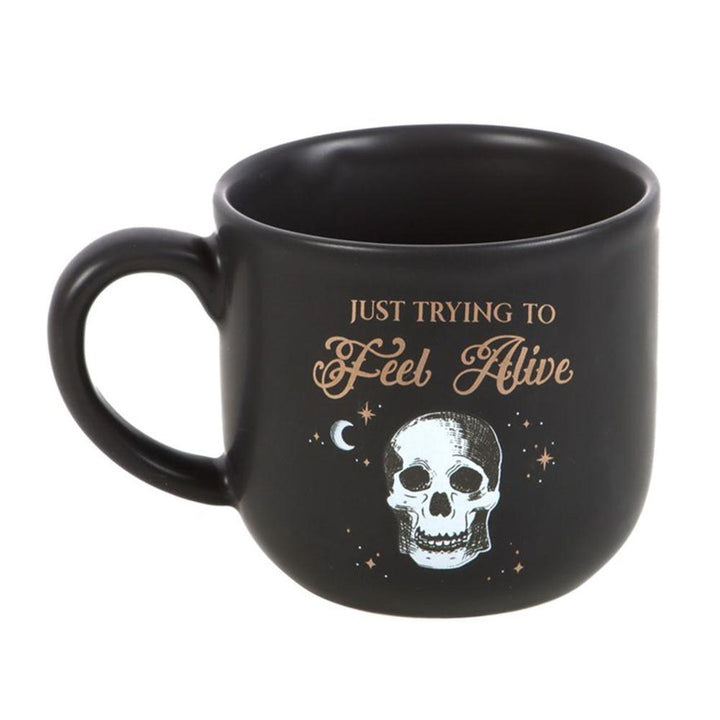 Trying To Feel Alive Mug - Home Decor Emporium