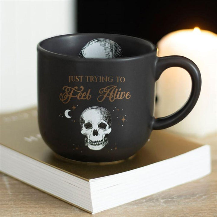 Trying To Feel Alive Mug - Home Decor Emporium