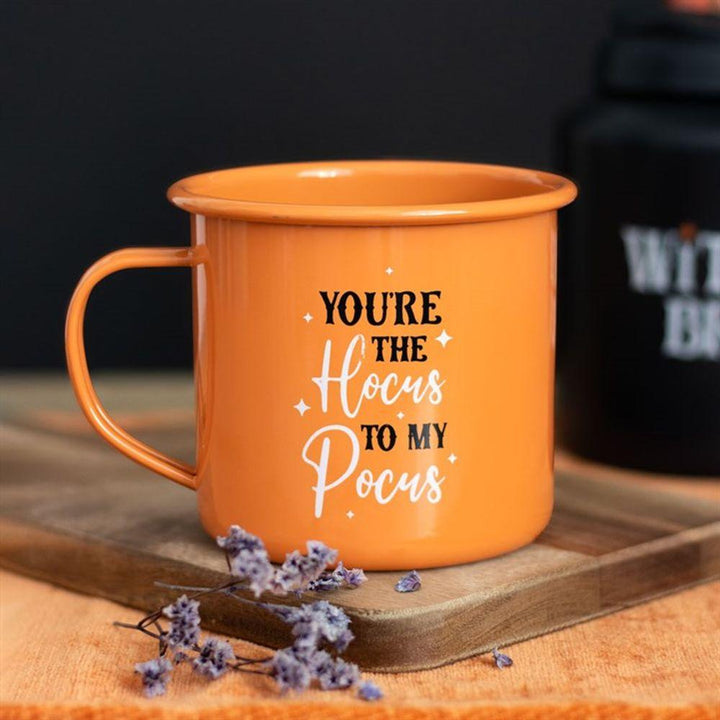 You're The Hocus To My Pocus Enamel Mug - Home Decor Emporium