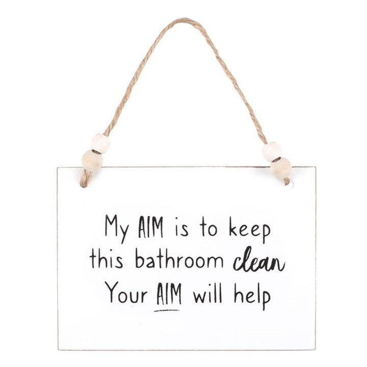 Your Aim Hanging Sign - Home Decor Emporium